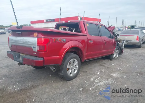 2019 Ford F-150 Platinum from USA, damaged, VIN 1FTEW1E49KFD49938